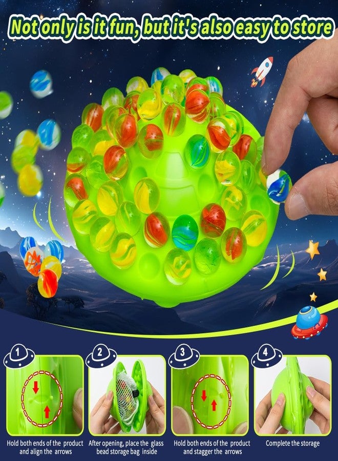 Chgfs Family Game,Valentines Day Gifts for Him,Marble Balance Game-60 Colorful Marbles with Built-in Storage|Fun Board Games for Kids&Adults|Exciting Party Game for 1-4 Player for Kids 8-14 - Image 5